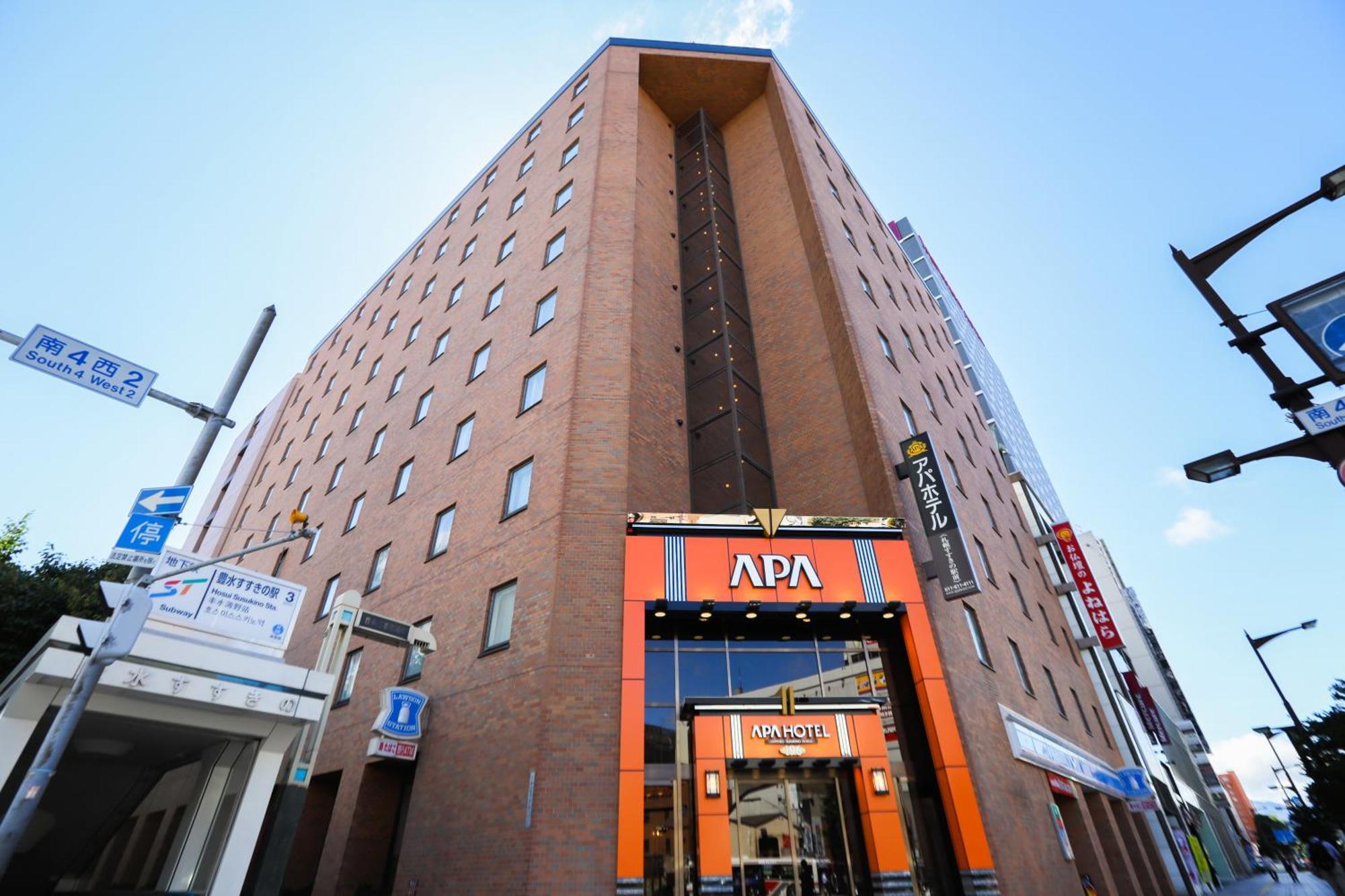 Apa Hotel Sapporo Susukino Ekimae Zewnętrze zdjęcie